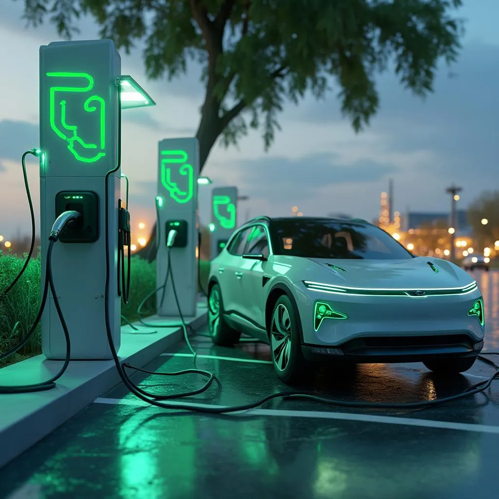 Estación de carga para vehículos eléctricos